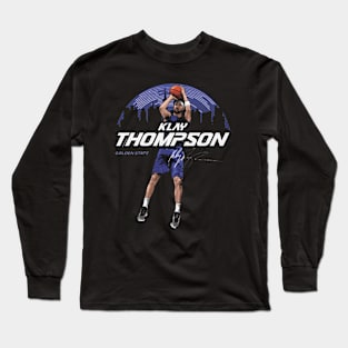 klay thompson skyline Long Sleeve T-Shirt